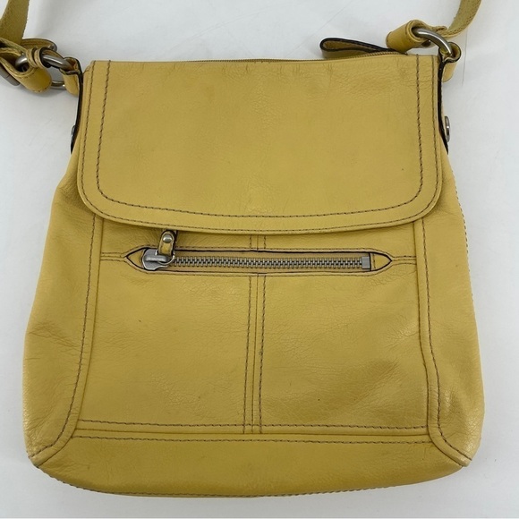 Fossil Yellow shoulder bag leather - Picture 9 of 10